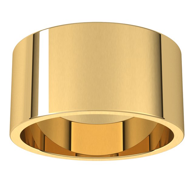14K Yellow Or White Or Rose Gold Standard Fit Flat Band