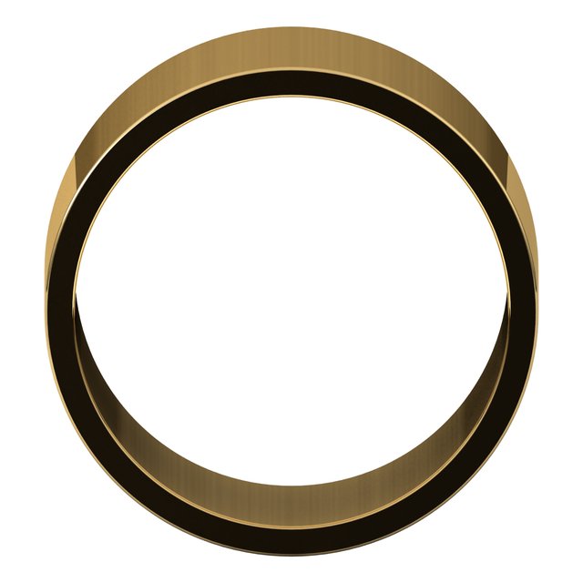 14K Yellow Or White Or Rose Gold Standard Fit Flat Band