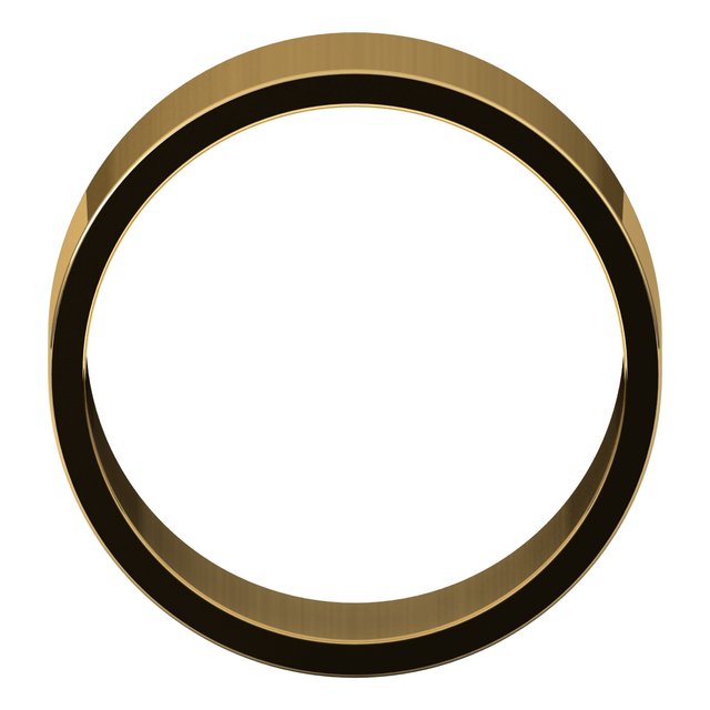 14K Yellow Or White Or Rose Gold Standard Fit Flat Band