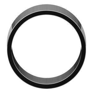 18K Yellow Or White Or Rose Gold Flat Band