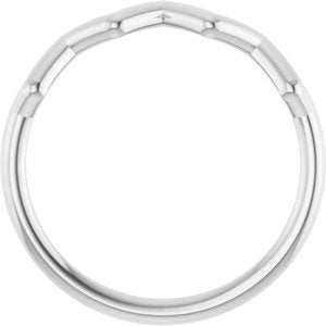 Sterling Silver Polished Stackable Ring Size 7