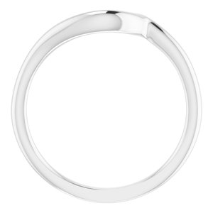 Sterling Silver Round 5.2 Mm Polished Matching Band Size 7