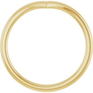 10K Yellow Gold Polished V Contour Band Size 7