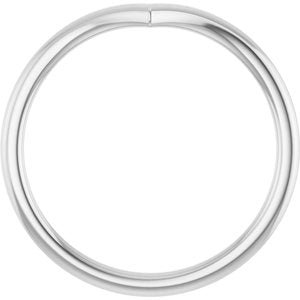 Sterling Silver Polished V Contour Band Size 7