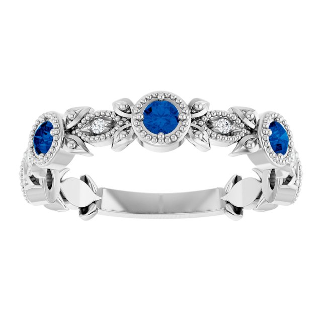 14K Yellow Or White Gold Round  2.5 Mm Polished Natural Diamond Leaf Pattern Ring