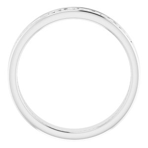 14K Yellow Or White Or Rose Gold Or Sterling Silver Or Platinum Celtic-Inspired Flat Band