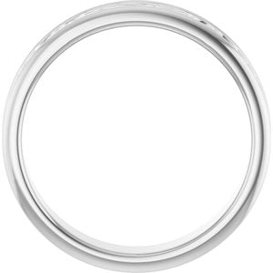 14K Yellow Or White Or Rose Gold Or Sterling Silver Or Platinum Celtic-Inspired Flat Band