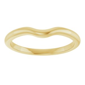 14K Yellow Gold Polished Matching Band Size 7