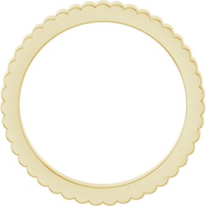 14K Yellow Or White Or Rose Gold Or Sterling Silver Or Platinum Grooved Half Round Band