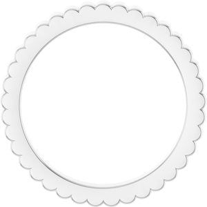14K Yellow Or White Or Rose Gold Or Sterling Silver Or Platinum Grooved Half Round Band