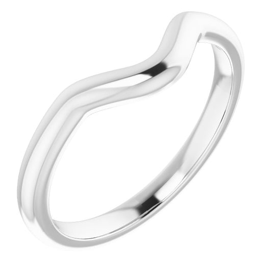 14K Yellow Or White Gold Oval Polished Band, Size: 7