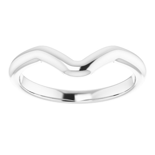 14K Yellow Or White Gold Marquise Polished Band, Size: 7