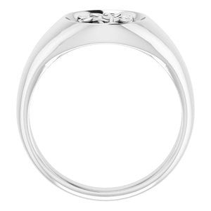 Sterling Silver Polished Celtic-Inspired Cross Ring Size 10