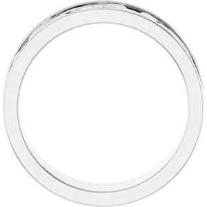 14K Yellow Or White Or Rose Gold Or Sterling Silver Or Platinum Celtic-Inspired Flat Band