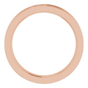 14K Rose Gold Woven-Design Band Size 7