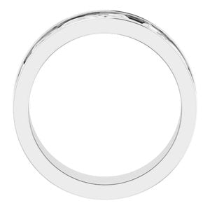 14K Yellow Or White Or Rose Gold Or Sterling Silver Or Platinum Celtic-Inspired Flat Band