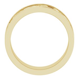 14K Yellow Gold 7 Mm Polished Celtic-Inspired Band Size 8