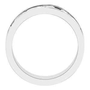 14K Yellow Or White Or Rose Gold Or Sterling Silver Or Platinum Celtic-Inspired Flat Band