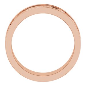 14K Yellow Or White Or Rose Gold Or Sterling Silver Or Platinum Celtic-Inspired Flat Band