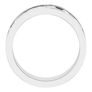 14K Yellow Or White Or Rose Gold Or Sterling Silver Or Platinum Celtic-Inspired Flat Band