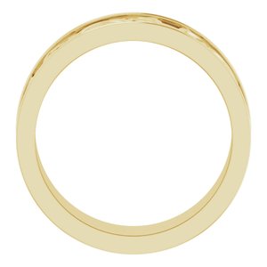 14K Yellow Or White Or Rose Gold Or Sterling Silver Or Platinum Celtic-Inspired Flat Band