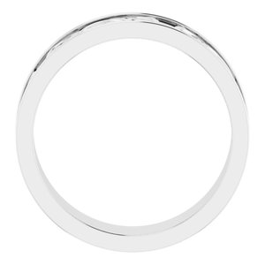 14K Yellow Or White Or Rose Gold Or Sterling Silver Or Platinum Celtic-Inspired Flat Band