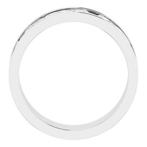 14K Yellow Or White Or Rose Gold Or Sterling Silver Or Platinum Celtic-Inspired Flat Band