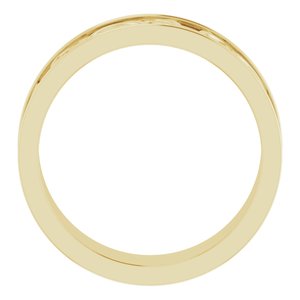 14K Yellow Or White Or Rose Gold Or Sterling Silver Or Platinum Celtic-Inspired Flat Band