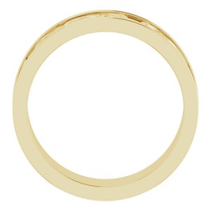 14K Yellow Or White Or Rose Gold Or Sterling Silver Or Platinum Celtic-Inspired Flat Band