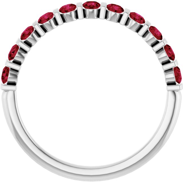 14K Yellow Or White Gold Round 2.25 Mm Polished Lab-Grown Anniversary Band