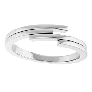 Sterling Silver Polished Geometric Ring Size 7