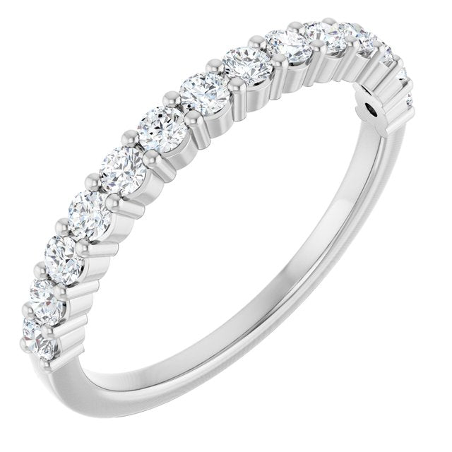 14K Yellow Or White Gold 1.5Mm Si2-Si3, Ghi Polished Lab-Grown Diamond Anniversary Band, Size 7
