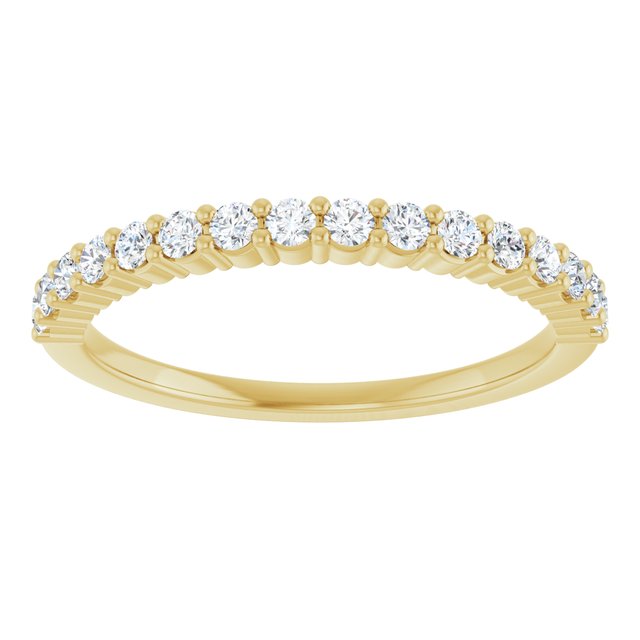 14K Yellow Or White Gold 1.5Mm Si2-Si3, Ghi Polished Lab-Grown Diamond Anniversary Band, Size 7