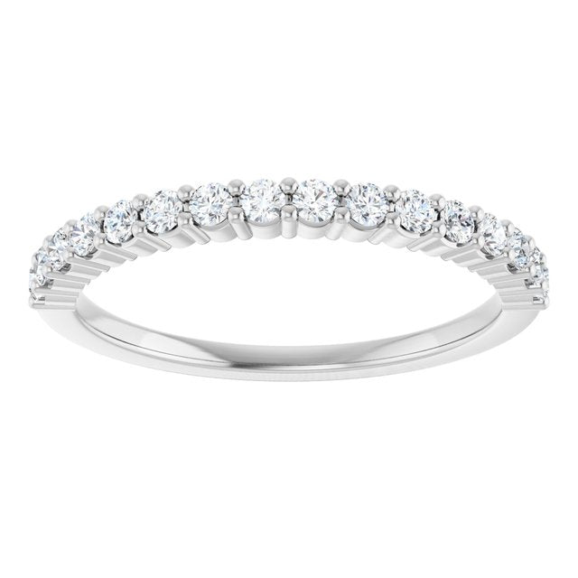 14K Yellow Or White Gold 1.5Mm Si2-Si3, Ghi Polished Lab-Grown Diamond Anniversary Band, Size 7