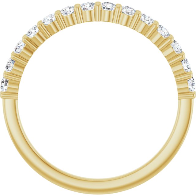 14K Yellow Or White Gold 1.5Mm Si2-Si3, Ghi Polished Lab-Grown Diamond Anniversary Band, Size 7