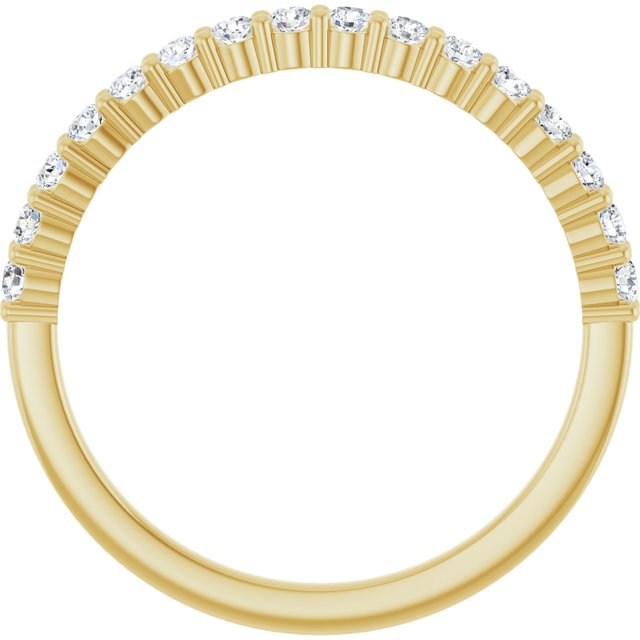 14K Yellow Or White Gold 1.5Mm Si2-Si3, Ghi Polished Lab-Grown Diamond Anniversary Band, Size 7
