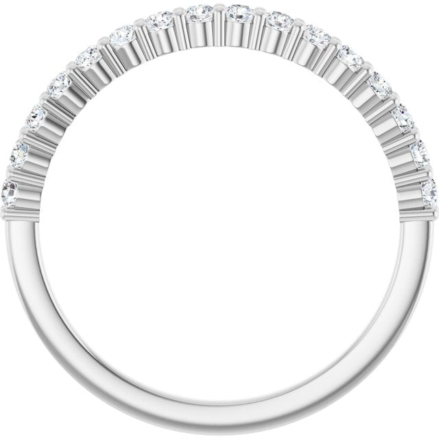 14K Yellow Or White Gold 1.5Mm Si2-Si3, Ghi Polished Lab-Grown Diamond Anniversary Band, Size 7