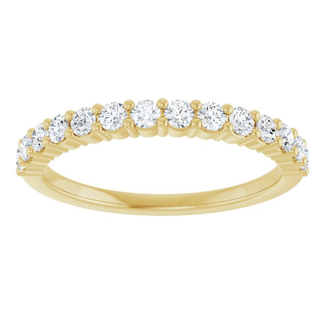 14K Yellow Or White Gold 1.5Mm Si2-Si3, Ghi Polished Lab-Grown Diamond Anniversary Band, Size 7