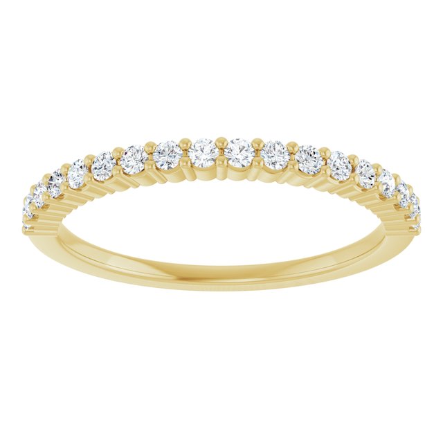 14K Yellow Or White Gold 1.5Mm Si2-Si3, Ghi Polished Lab-Grown Diamond Anniversary Band, Size 7