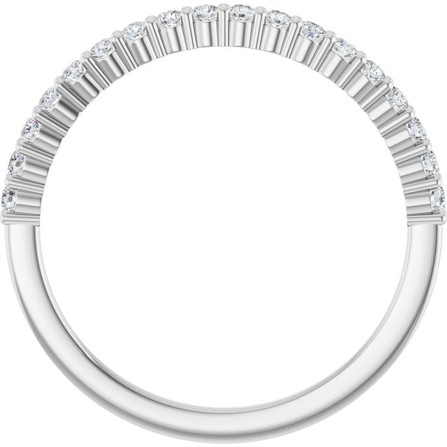 14K Yellow Or White Gold 1.5Mm Si2-Si3, Ghi Polished Lab-Grown Diamond Anniversary Band, Size 7