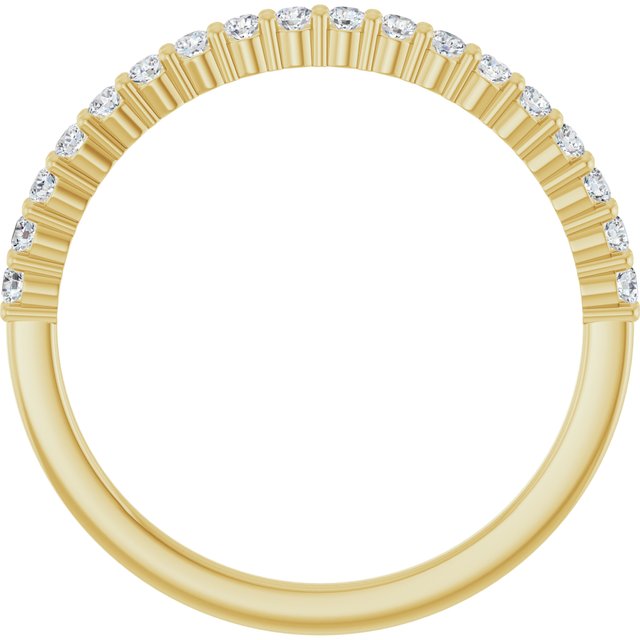 14K Yellow Or White Gold 1.5Mm Si2-Si3, Ghi Polished Lab-Grown Diamond Anniversary Band, Size 7