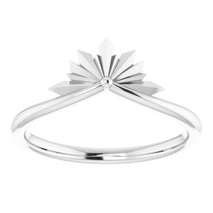Sterling Silver Polished Star Ring Size 7