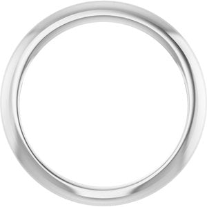 14K White Gold Polished Matching Band Size 7