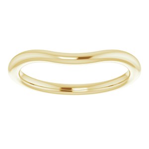 14K Yellow Gold Polished Matching Band Size 7