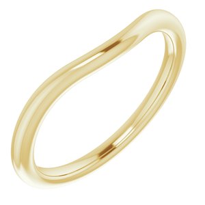 14K Yellow Gold Polished Matching Band Size 7