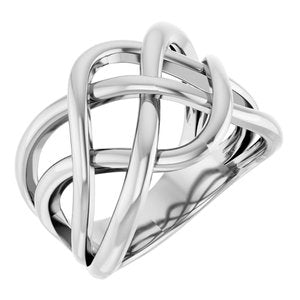 Sterling Silver Freeform Ring Size 7