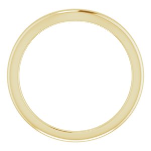 14K Yellow Gold Polished Matching Band Size 7