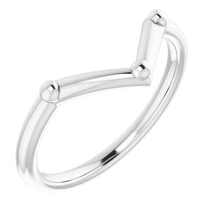 Sterling Silver Polished Geometric Ring Size 7