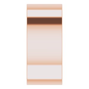 18K Yellow Or White Or Rose Gold Lightweight Comfort-Fit Flat Band