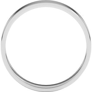 Sterling Silver Ultra-Lightweight Flat Band